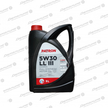 масла моторные 5W30 LL III 5L ORIGINAL Patron